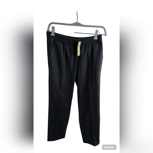 J.Crew Black Pull-On Tapered Pants Size 2 | 9.5" Rise, 25" Inseam NWT